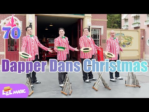 🎄🎶 Dapper Dans Sing Christmas Carols on Main Street USA | Disneyland Holiday Music 2025 🎅✨