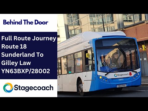 Behind The Door: Route 18 | YN63BXP/28002 - Stagecoach North East: Scania K270UB/ADL Enviro 300NG