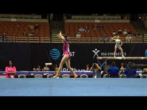 Sienna Robinson - Floor Exercise - 2017 P&G Championships - Junior Women - Day 1
