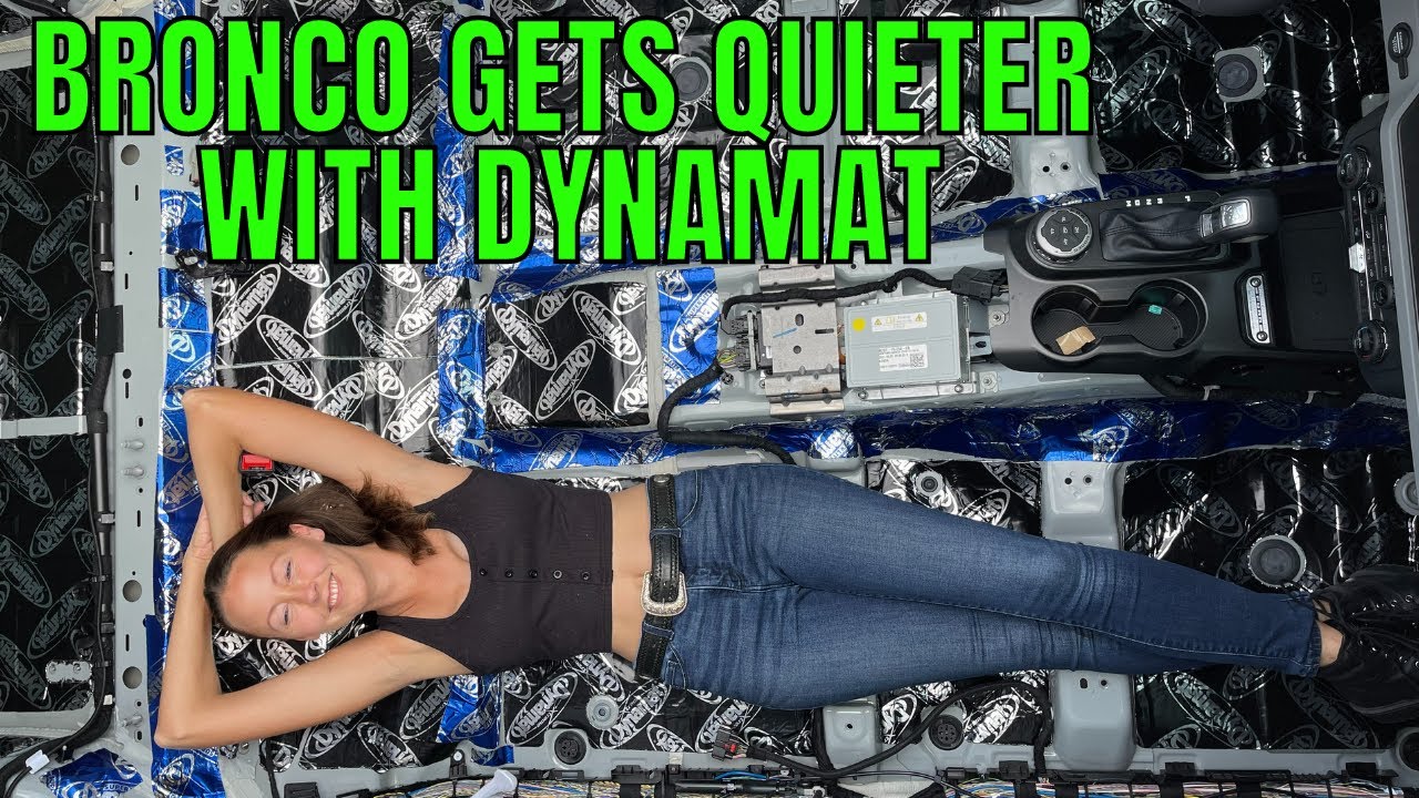 JILL'S BRONCO GETS QUIETER WITH THE HELP FROM DYNAMAT... JILL WENT SOLO FOR THIS!!!