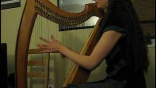 Lily Neill plays the harp