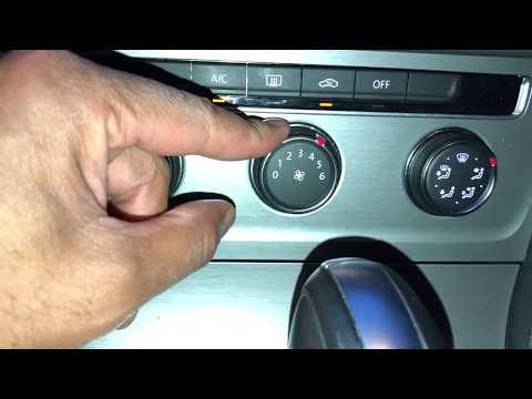 VOLKSWAGEN GOLF HEAT AND AIR-CONDITION CONTROL - HOW TO