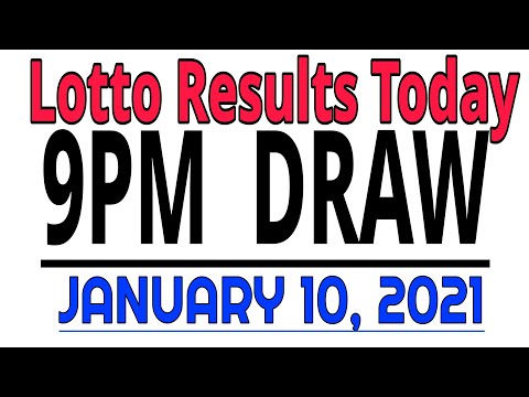 Pcso lotto Results Today January 10 2021 9pm draw swertres results today 3d 2d stl