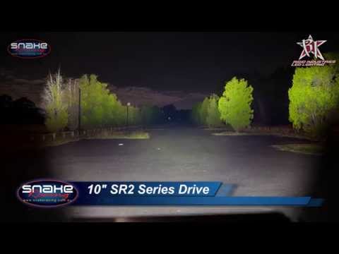 10" SR2 Series LED DRIVING Beam Pattern - Rigid industries - Snake Racing