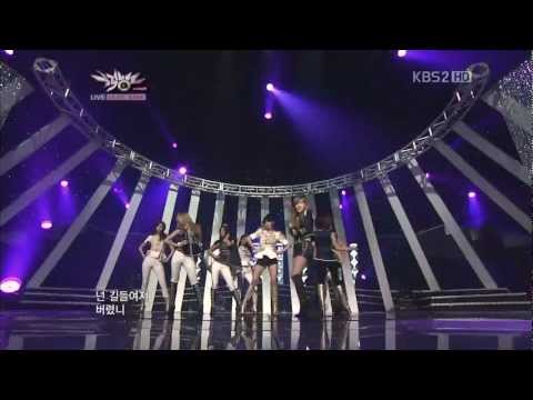 [111104] SNSD - The Boys + #1 K-Chart Encore Ending (KBS Music Bank)