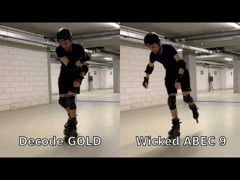 Side by Side Bearing Comparison | Decode GOLD vs Wicked ABEC9
