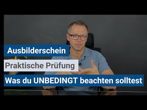 Ausbilderschein (IHK/HWK) - So läuft sie WIRKLICH ab, die praktische Prüfung beim Ausbilderschein