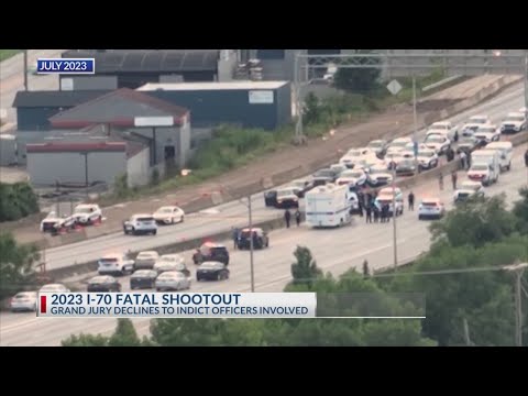Grand jury declines to indict officers involved in 2023 I-70 fatal shootout