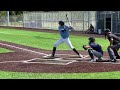 Kort Baker (2025 3B/1B/RHP) Baseball Northwest Championships offensive highlights 