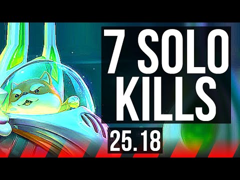 NASUS vs DARIUS (TOP) | 7 solo kills | KR Diamond | 25.18