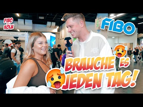 I NEED it EVERY DAY! 🥵🥵 Street survey FIBO Cologne