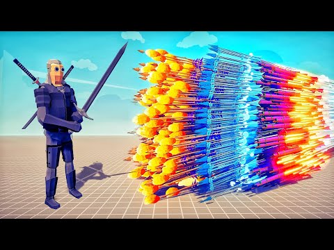 THE WITCHER GERALT vs EVERY GOD - Totally Accurate Battle Simulator TABS