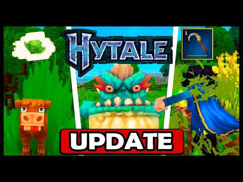BIG UPDATE! NEW MOB, SCYTHE, TRANSLATION, TAME AND MUCH MORE FOR HYTALE!
