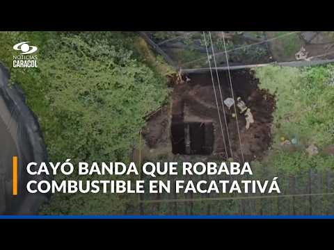 Así robaban combustible de un poliducto de Ecopetrol bajo un cultivo de fresas en Cundinamarca
