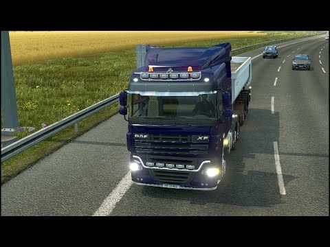 Euro Truck Simulator 2 - DAF XF - Amsterdam to Hamburg