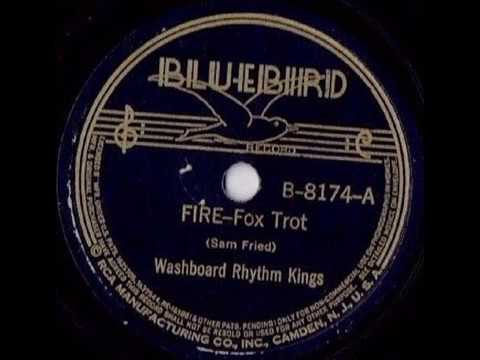 WASHBOARD RHYTHM KINGS play FIRE on BLUEBIRD 8174 from VICTOR