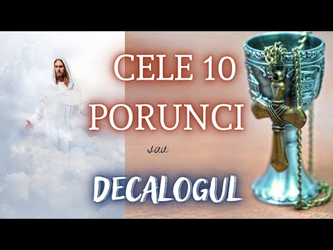 🎚🕯 CELE 10 PORUNCI sau DECALOGUL | Rugăciuni Creștine Ortodoxe