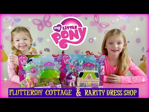 MY LITTLE PONY POP FLUTTERSHY COTTAGE  My Little Pony RARITY DRESS SHOP