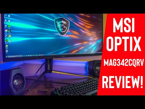 מסך מחשב  34 אינטש MSI Optix MAG342CQ תמונה 3