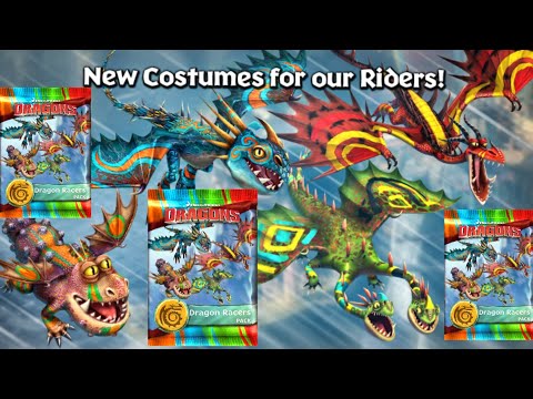 Dragon Racers PACK "Got all the NEW COSTUMES!" - Dragons:Rise of Berk