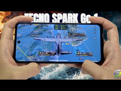 TECNO SPARK Go 1 test game PUBG Mobile | Unisoc T615
