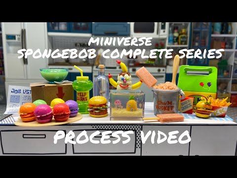 NEW MiniVerse SpongeBob complete series: PROCESS video
