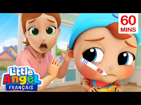 Bébé Louis Est Malade + 1h de comptines pour Bébé | Little Angel Français