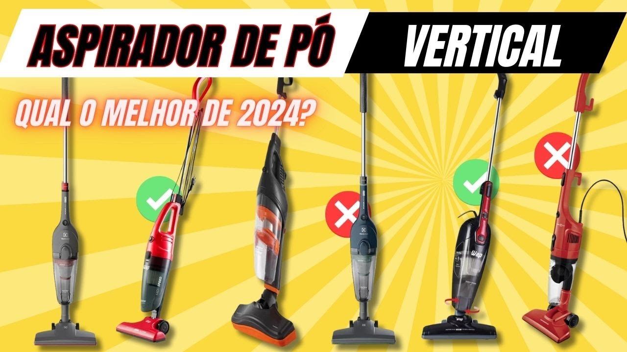 ASPIRADOR DE PÓ VERTICAL PORTÁTIL Qual o melhor de 2024? Aspirador Vertical com fio QUAL O MELHOR?