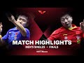Wang Chuqin vs Ma Long | WTT Macao Men's Final HIGHLIGHTS