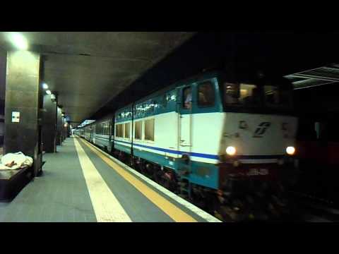 E656.024 in partenza con l' ICN 1955 Roma Termini - Siracusa/Palermo Centrale