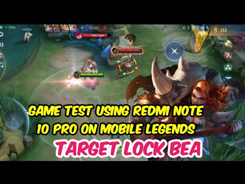 RedMi Note 10 Pro test on Mobile Legends