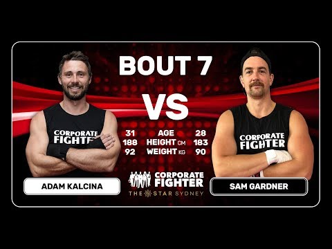 Corporate Fighter 40 - Adam Kalcina v Sam Gardner