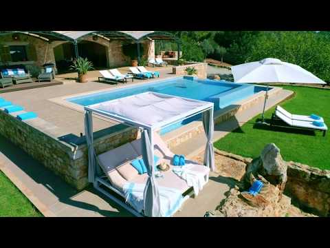 Finca mit Pool und Meerblick im Süden von Mallorca mieten - Nähe Es Trenc