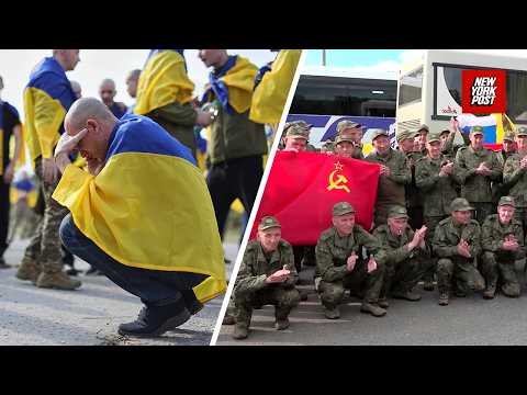 Ukraine and Russia each release 390 prisoners in massive swap