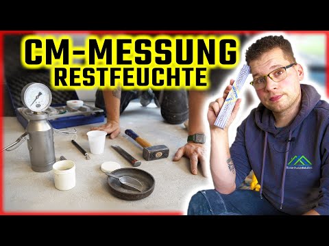 CM MESSUNG - Estrich RESTFEUCHTE ermitteln | Verlegereife überprüfen! | Home Build Solution