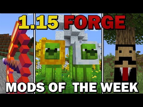 Boodlyneck - Minecraft 1.15 Forge Mods Of The Week | World Of Wonder, Graffiti, Magical Forest, And More!