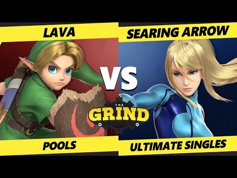The Grind 114 WR2 - Pools - Lava (Young Link) Vs. Searing Arrow (ZSS) Smash Ultimate - SSBU