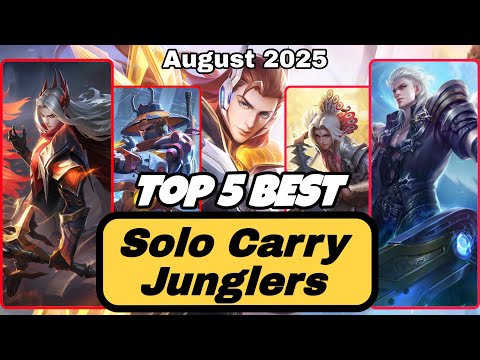 Top 5 Best SOLO CARRY Junglers In S37! | Mobile Legends Jungle Tier List