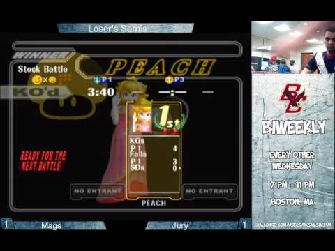 BC Biweekly 5: Loser's Semis - Mags (Blue Peach) vs. Jury (Red Peach)