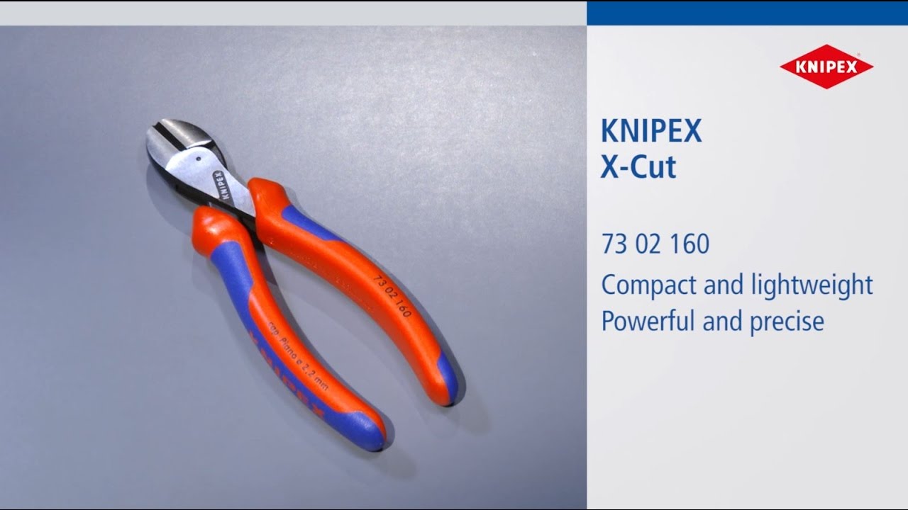 KNIPEX ŠONINIO KIRPIMO REPLĖS 160MM X-CUT