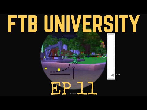 FTB University Ep 11 Railguns Pistols & Concrete