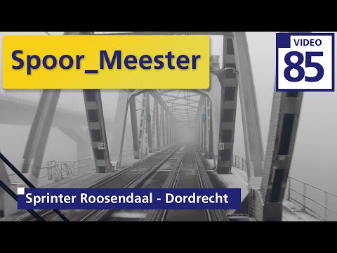 (4K) Cabview NS Trein SNG | Rij mee met de MACHINIST door de mist van Roosendaal naar Dordrecht (85)