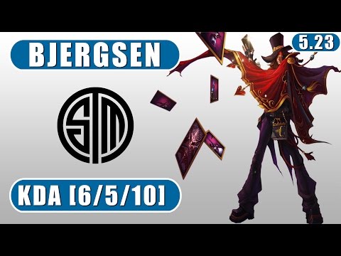 TSM Bjergsen Twisted Fate vs Lissandra Mid - December 1st, 2015 - Seseason 6 Patch 5.23