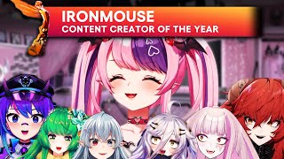 VShojo react to Mouse winning 'Content Creator of the Year' at the Game Awards