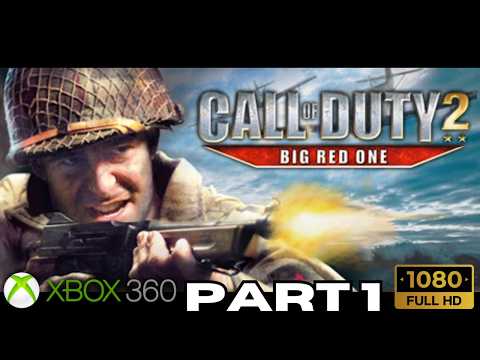 Call of Duty 2 Big Red One Gameplay Walkthrough Part 1 | Xbox 360 Games (No Commentary Gaming)