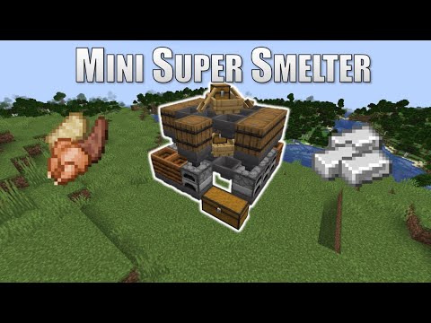 Easy Mini Super Smelter For Minecraft 1.19+