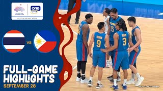 Philippines vs. Thailand men's 5x5 highlights | 19th Asian Games