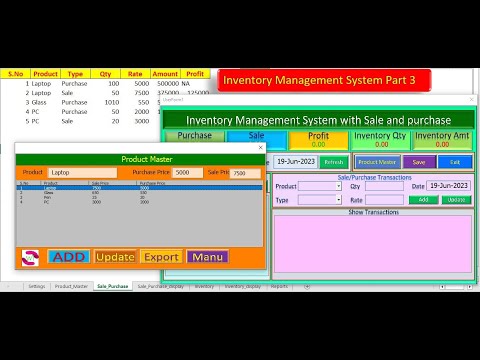 Mastering Excel VBA: Building a Comprehensive Inventory Software - Part 3 Coding
