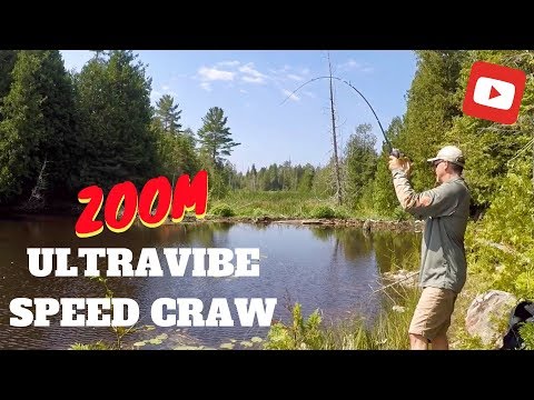 Summer bass fishing - downsizing the bait with Zoom Ultravibe Speed Craw