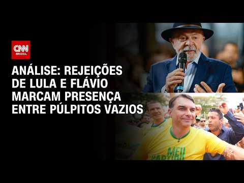 Ausentes, Lula e Flávio viram alvo no 1º debate presidencial | CNN Brasil